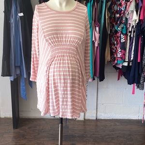 Striped maternity sweater